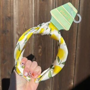 Piper K Lemon Print Knot Headband 🍋 🍋 🍋